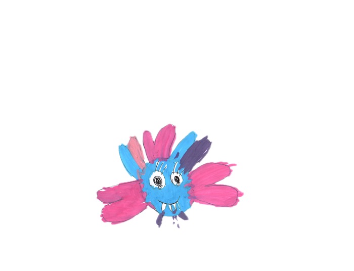 Original drawing of the swooper rare Beebee