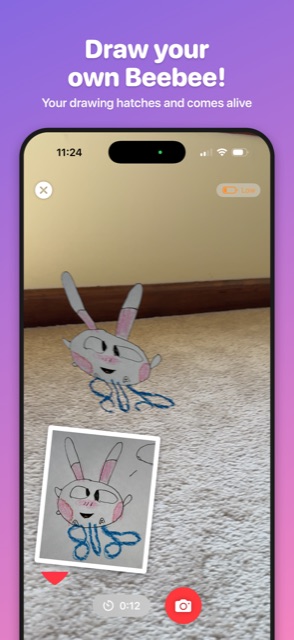 Beebees screenshot: Draw your own Beebee