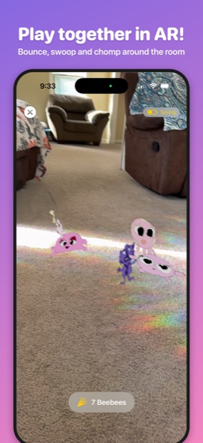 Beebees screenshot: Play together in AR